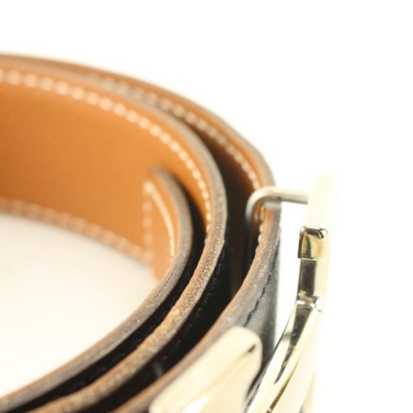 Hermès 32mm Martelee Reversible H Logo Belt Hammered Buckle 85h629s - Picture 6 of 12